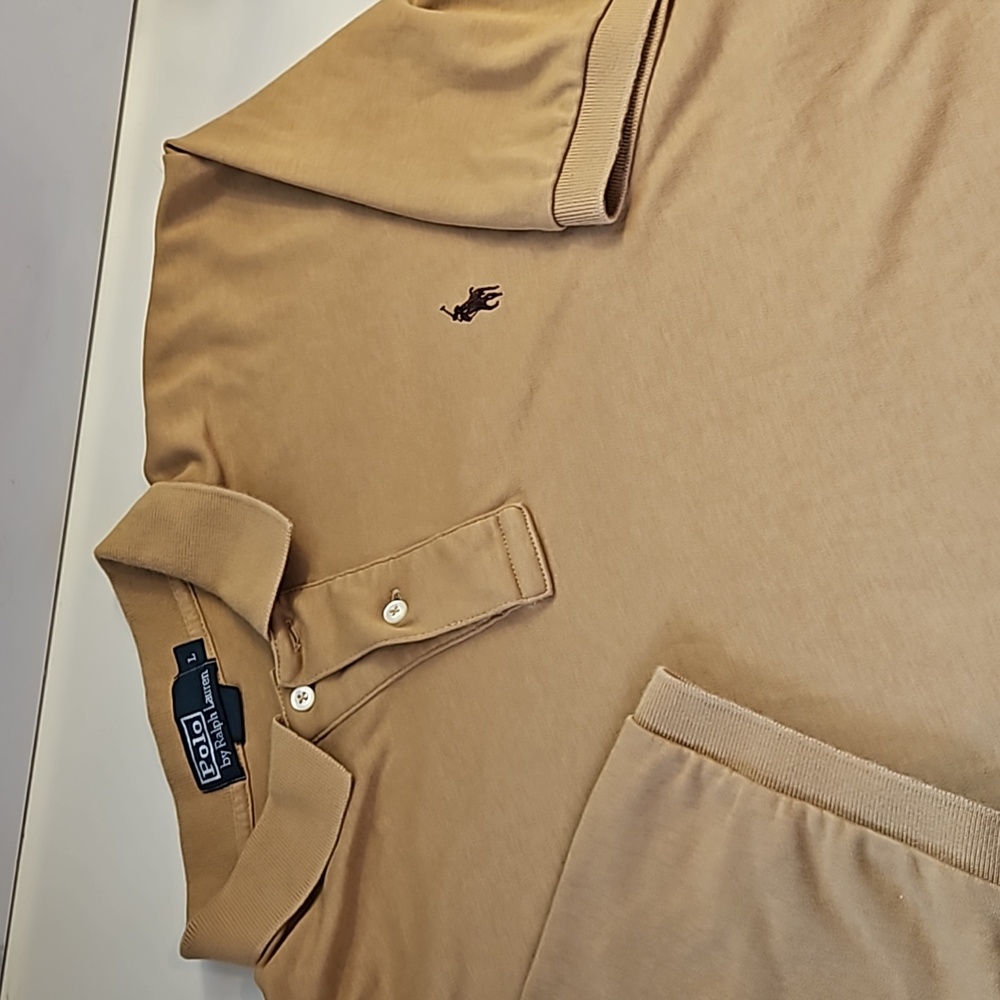 Ralph Lauren Taupe polo new without tag